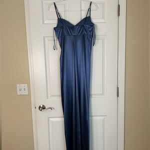 Blue long dress